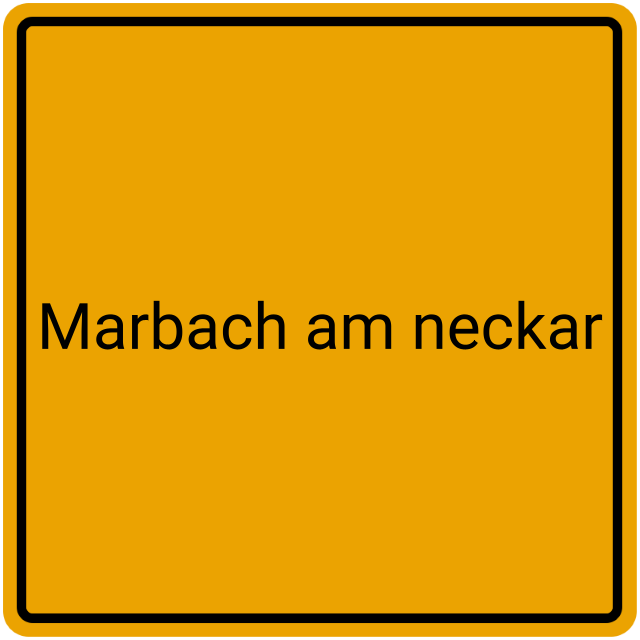 Meldebestätigung Marbach am Neckar